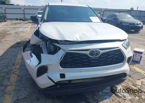 2022 Toyota Highlander L from USA, damaged, VIN 5TDCZRAH3NS551099